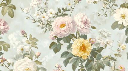 Fototapeta premium Mysterious Petals and Vines