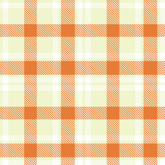 Iridescent Ecru and Deep White Seamless Tartan Textile Design