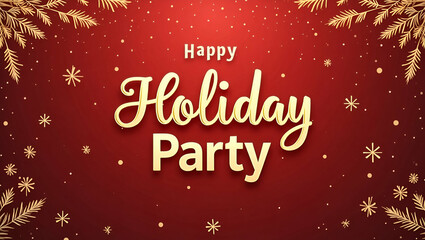 Festive Flat Vector Illustration Design for Holiday Party Invitations & New Year Greeting Cards - Engaging Templates for Celebrating Holiday Events with Cute and Smart Business Tone