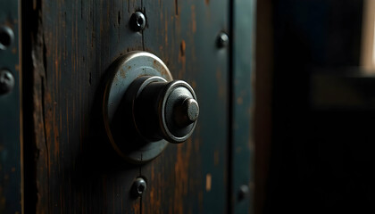 Fototapeta premium old door handle