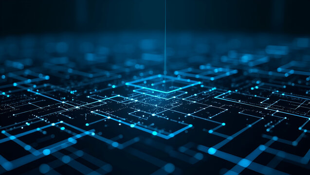 Dynamic Binary Codes & Abstract Grid Lines: Flat Innovative Digital Matrix Tile Design
