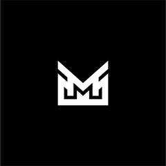 Monogram logo with MW shape with unique concept