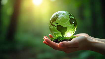 Earth Day Forest Concept: Fostering Eco Renewal and Brand Stewardship Through Green Initiatives - Investing in Sustainability and Biodiversity for Future Generations