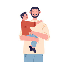 Father's Day isolated Illustration