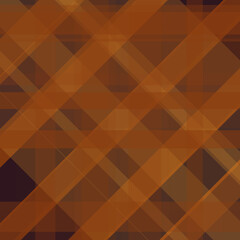 Obraz premium Abstract geometric background in shades of brown and orange, overlapping lines, modern design, digital art