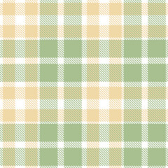 Modern Light White Seamless Tartan Textile Design Variant 2885