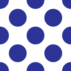 Navy Blue Polka Dot Pattern | Modern Geometric Wallpaper Design