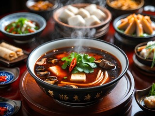 The Unique Charm of Hot and Sour Soup (China): A Hearty, Aromatic Broth That Blends Fiery Heat, Zesty Tang, and Rich Umami Flavors, Creating an Irresistible and Soothing Experience