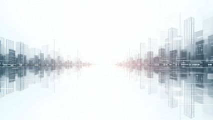 Fototapeta premium Abstract Cyber Compositions: Digital Pulse Elements & AI-Driven Grids