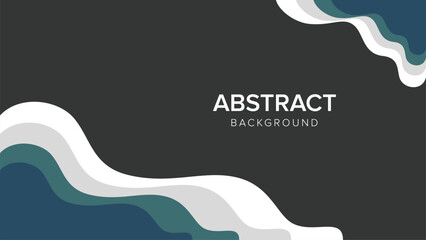 Abstract Orange Gradient Background with Fluid Wave Shapes