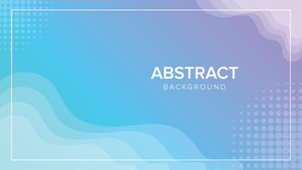 Abstract Background with Blue and Purple Gradient Waves