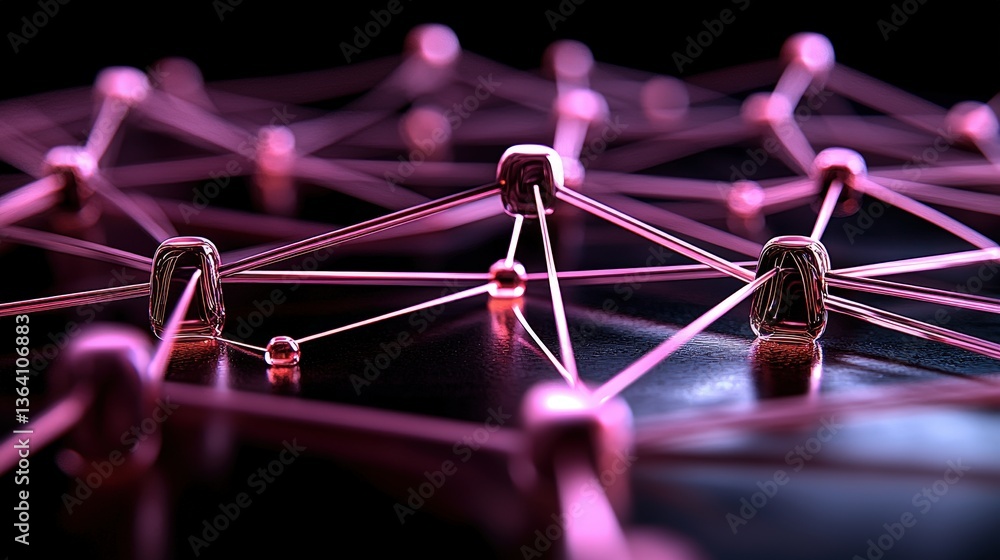 Poster a group of pink sticks arranged neatly on a clean surface creating a playful and vibrant display