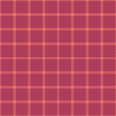 Modern Soft Salmon Pink Seamless Tartan Textile Design