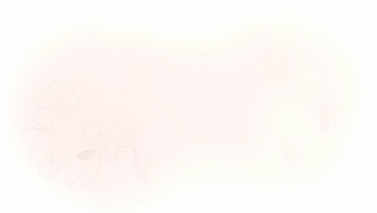 Stunning Flat Watercolor Painting of Pink Sweet Pea Flowers: Delicate Blossoms & Vibrant Colors for Floral Designs and Decorations - Perfect for Your Creative Projects