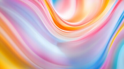 Fototapeta premium Vibrant Waves of Digital Flow: A Visual Journey Through Connectivity and Innovation 