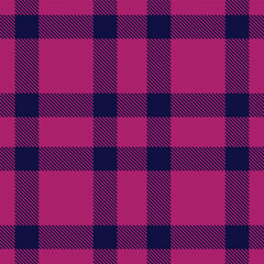 Modern Seamless Tartan in Metallic Deep Magenta tones Textile Design