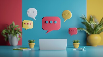 Online customer service chat interface with agent answering queries. Minimalist