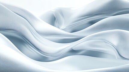 Elegant Silk Fabric Flowing with Soft Light and Subtle Shimmers