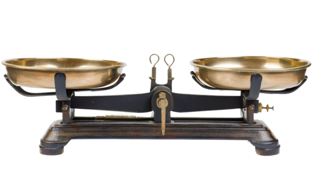 Antique Brass Scales