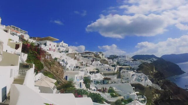 Santorini Greece Timelapse Caldera Villa Travel Vacation Adventure