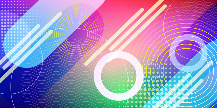 Abstract geometric elegant flat gradient background template. Basic RGB