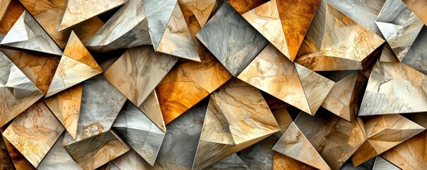 Abstract Geometric Stone Texture.