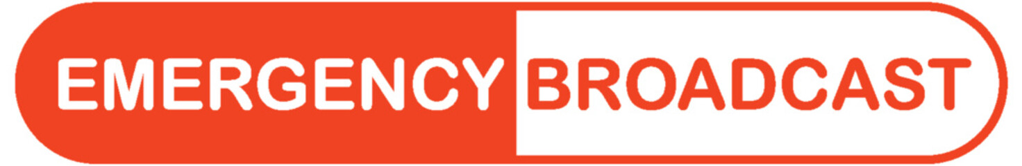 Emergency Broadcast Alert Vector Illustration