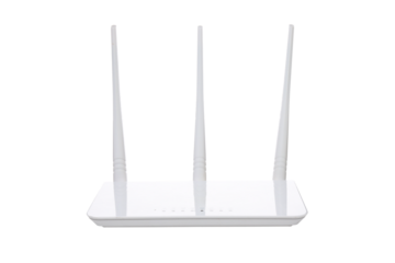 PNG,Wi-Fi router, isolated on white background
