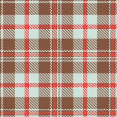 Modern Bright Cocoa Seamless Tartan Textile Design Variant 790