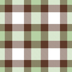 Rich Purple Brown Seamless Tartan with Light Light Grey Green accents Textile Design