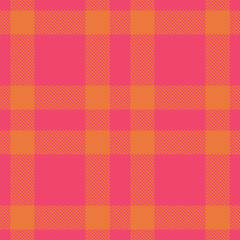 Modern Muted Red Pink Seamless Tartan Textile Design