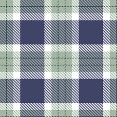 Pale Greenish Grey and Soft Dusk Seamless Tartan Textile Design