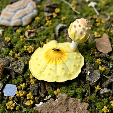 Stielschleimpilz (Arcyria ferruginea)