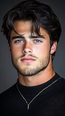 Fototapeta premium Man Portrait Studio Shot (2)