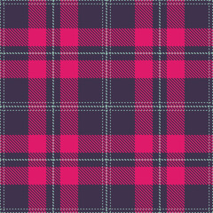 Modern Seamless Tartan in Warm Dark tones Textile Design