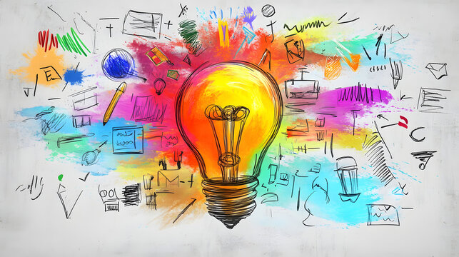 A whiteboard filled with unique value proposition ideas.