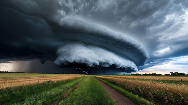  thunderstorm's rolling clouds