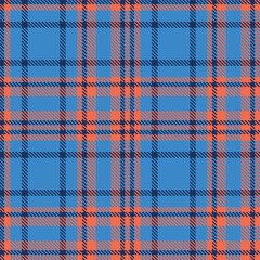 Modern Seamless Tartan in Soft Marine tones Textile Design Variant 1054