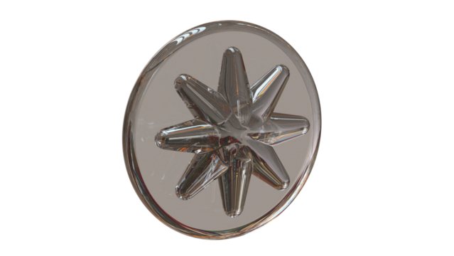Futuristic y2k 3D icon coin
 - Powered by Adobe