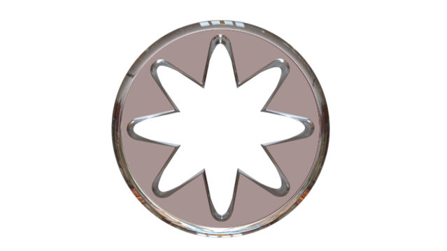 Futuristic y2k 3D icon