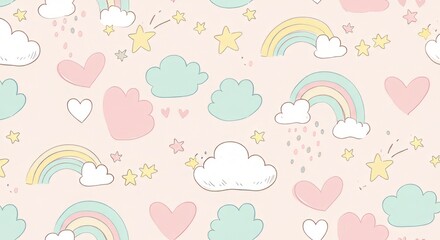 seamless easter pattern