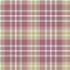 Modern Seamless Tartan in Cool Mauve tones Textile Design
