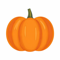  flat design of a pumpkin