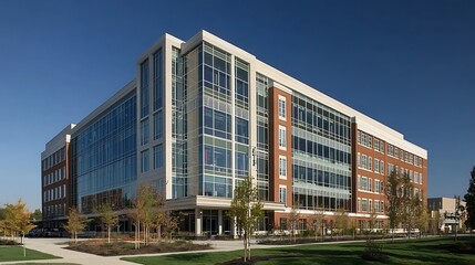 Modern office building exterior