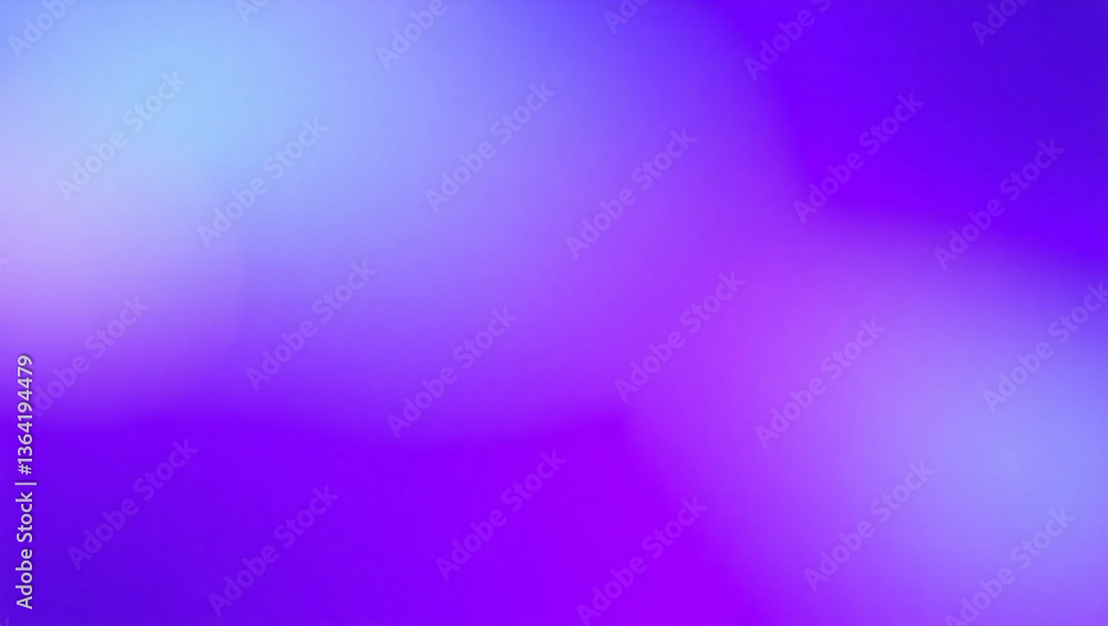Poster gradient hues of amethyst and ethereal blue create a dreamy backdrop