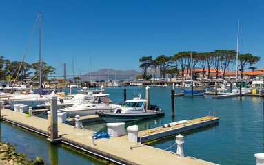 Yacht harbor in San Francisco