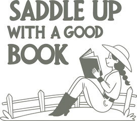 Naklejka premium Vintage illustration of cowgirl vector t shirt design vector graphic typographic poster or tshirts
