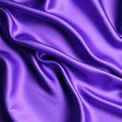 Obraz premium Black blue purple silk satin background. Copy space for text or product. Wavy soft folds on shiny fabric. Luxurious deep lilac background. Valentine, Christmas, Anniversary, Black Friday. Web banner.