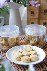 Almond Sugee Cookies are rich, buttery, with a nutty almond flavor, a popular kuih during Hari Raya
