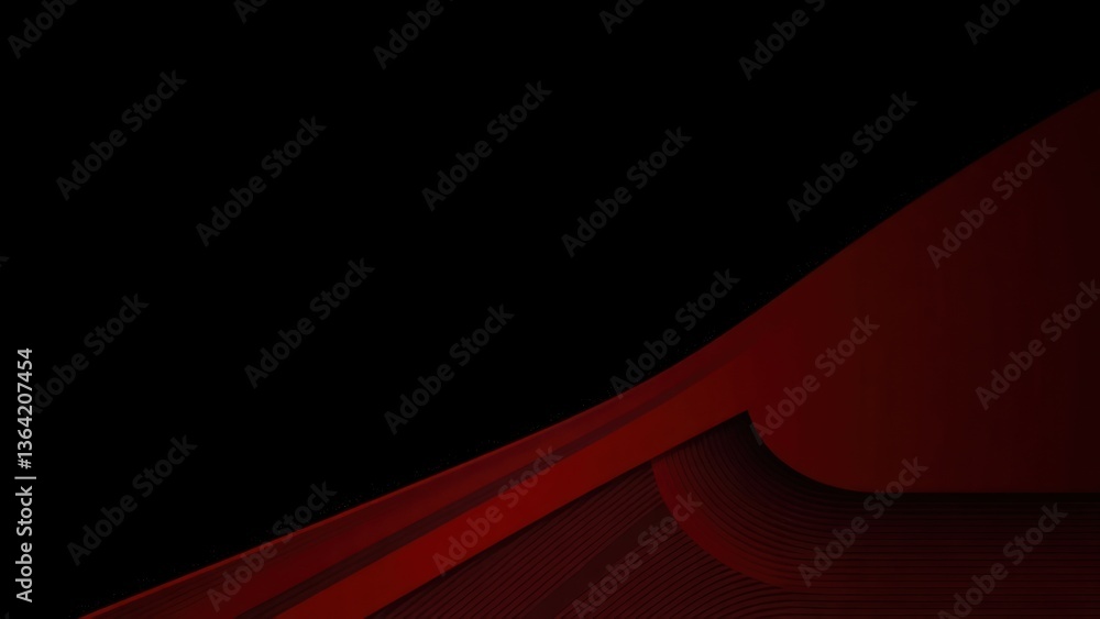 Poster black red abstract pattern background. geometric shape. line stripe triangle 3d. shadow. color gradi